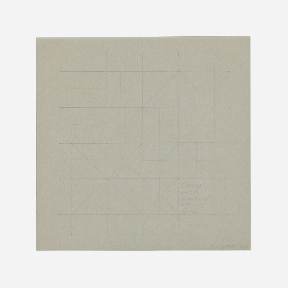 Lines and Gradations of Lines by Sol LeWitt