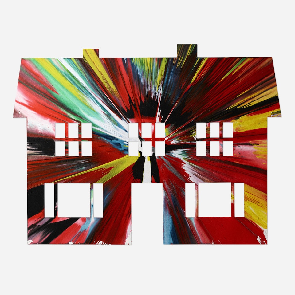 House Spin Painting by Damien Hirst