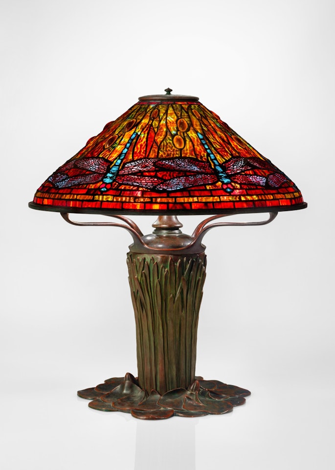 "Dragonfly" Table Lamp by Tiffany Studios