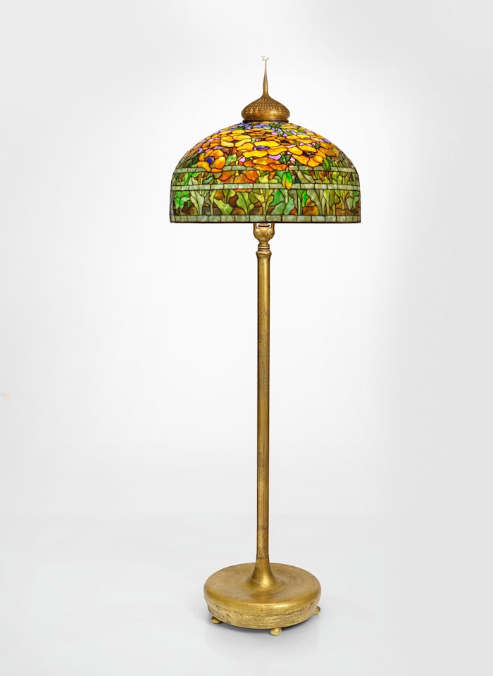 "Poppy" Floor Lamp by Tiffany Studios