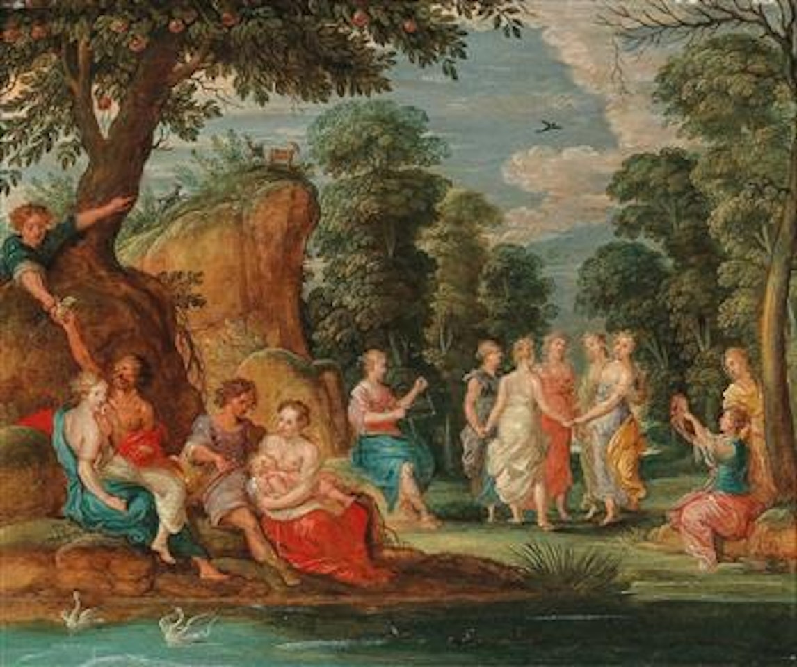 An Allegory of Love by Flemish School