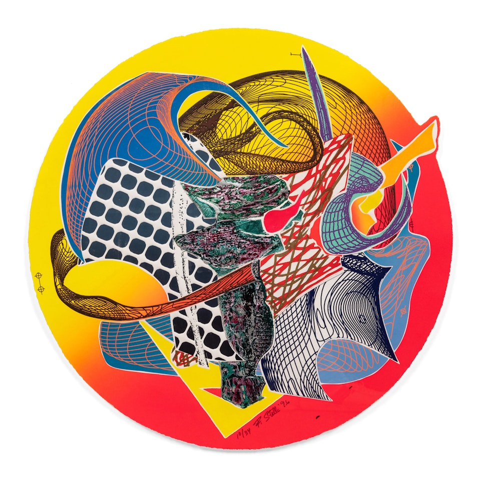 Calnagor (from Imaginary Places II) by Frank Stella