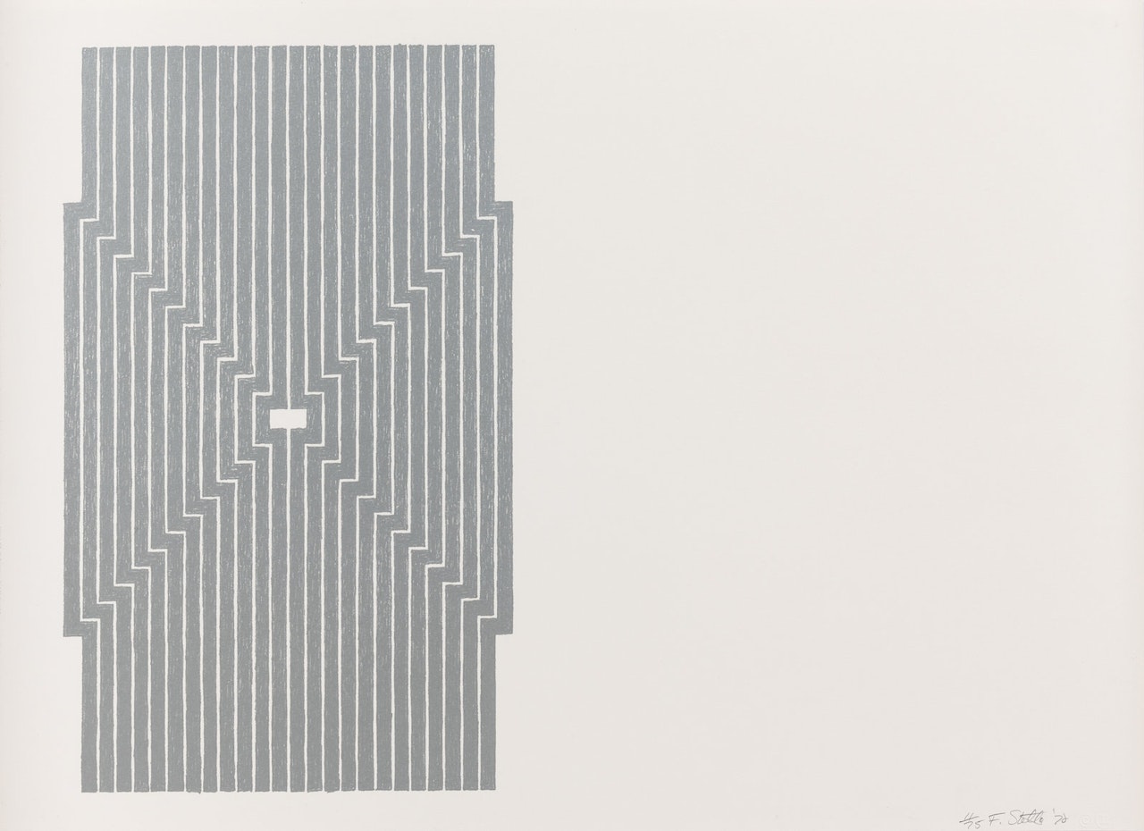 Six Mile Bottom (from the Aluminum Series) by Frank Stella