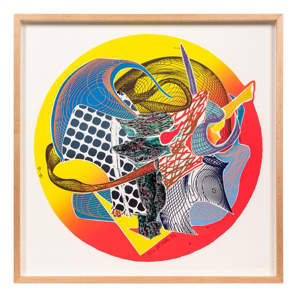 Calnagor (from Imaginary Places II) by Frank Stella