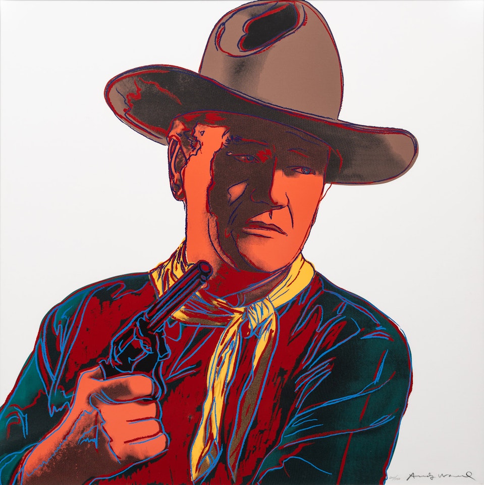 John Wayne (from Cowboys and Indians) by Andy Warhol