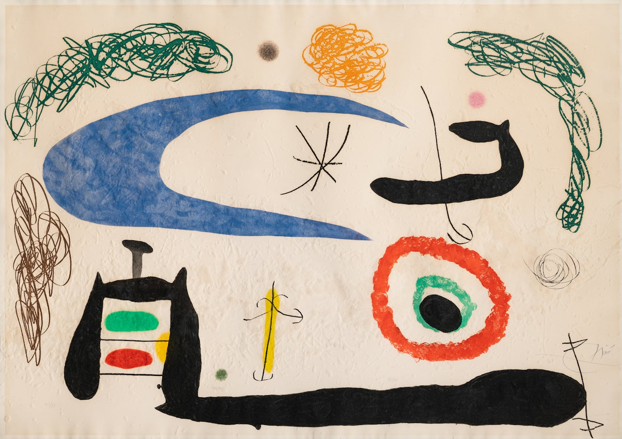 Dormir sous la lune by Joan Miró