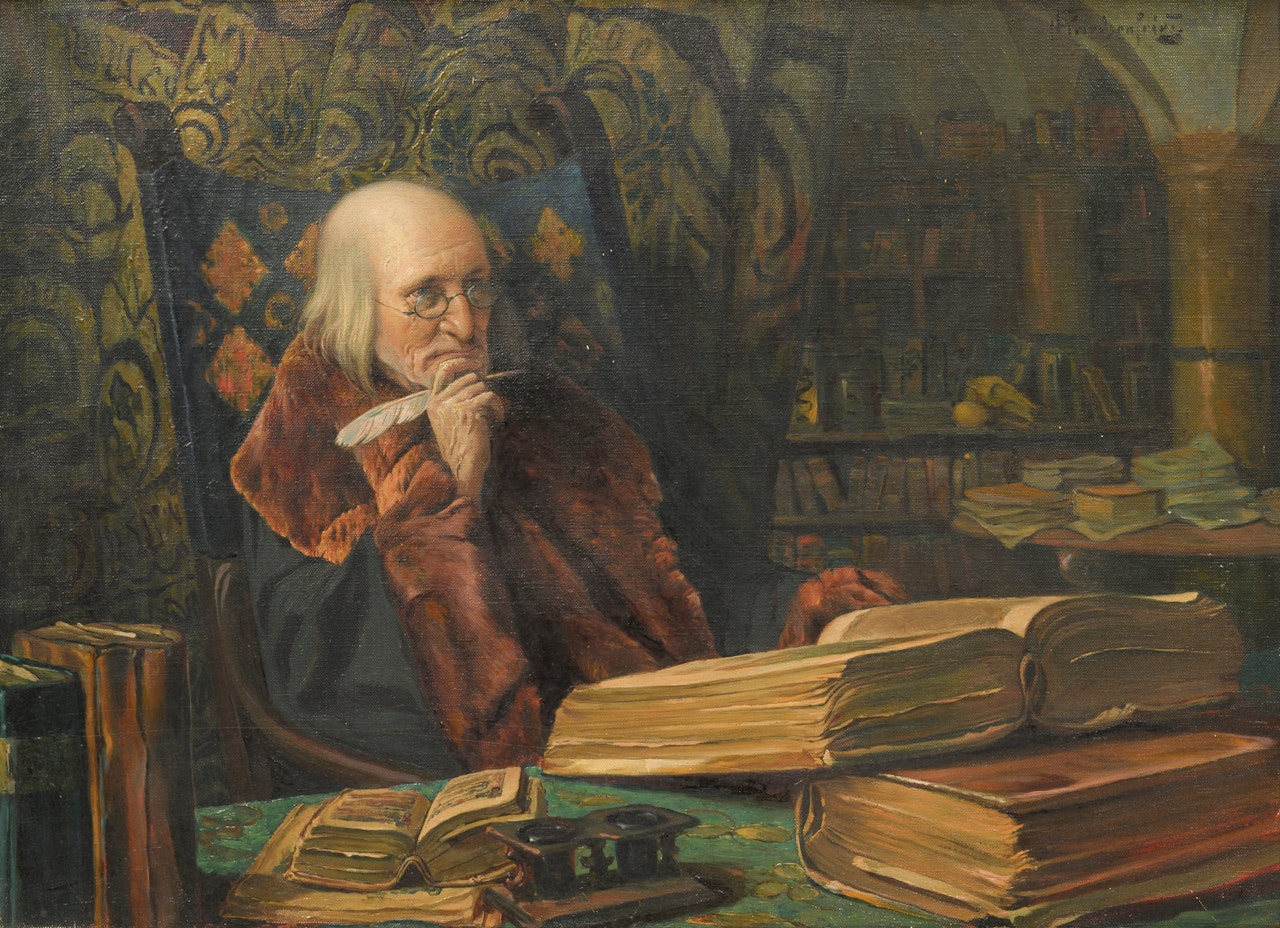 The Scholar by Alois Heinrich Priechenfried