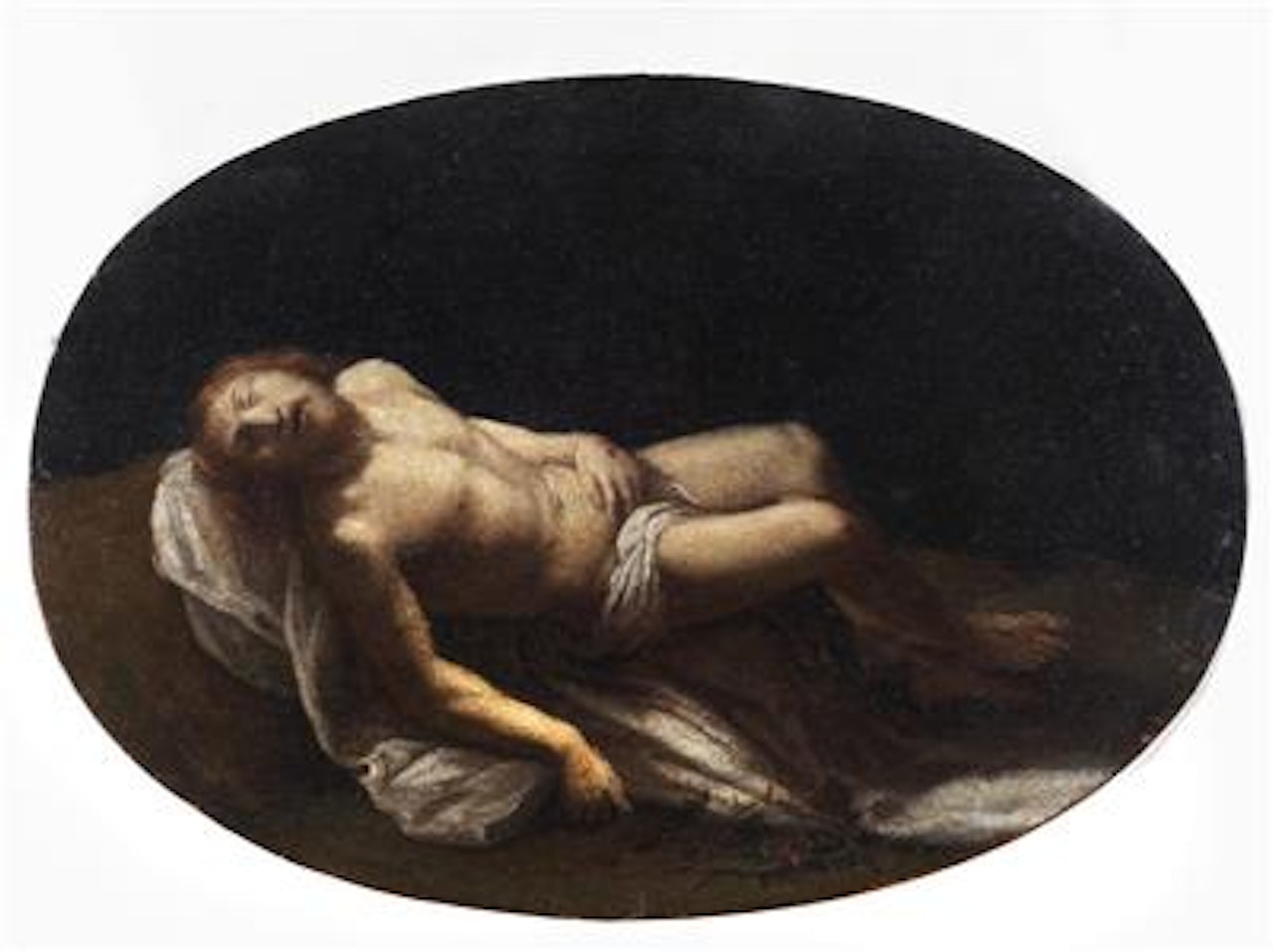 The dead Christ by Venetian School