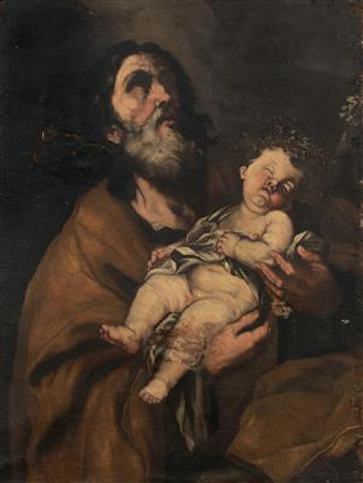 Saint Joseph and the Christ Child by Neapolitan School