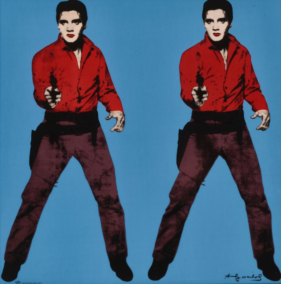 Elvis (Blue) by After Andy Warhol