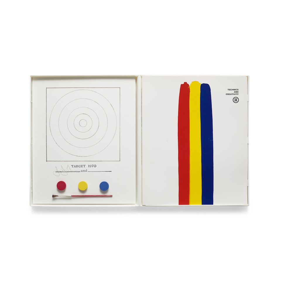 Target, from Technics and Creativity; Cup 2 Picasso (2 works) by Jasper Johns