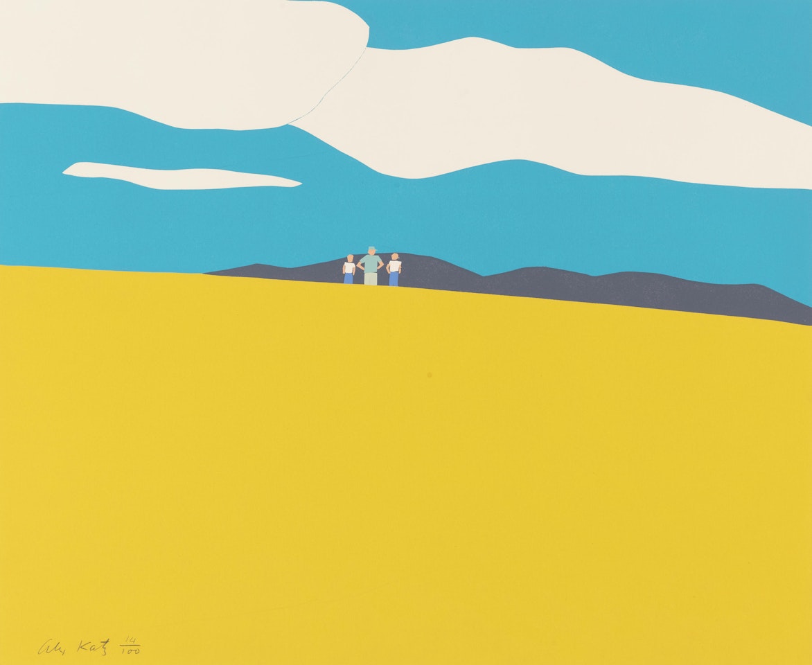 Blueberry Field by Alex Katz
