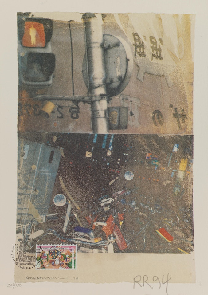 Bulkhead (Day Lights) by Robert Rauschenberg