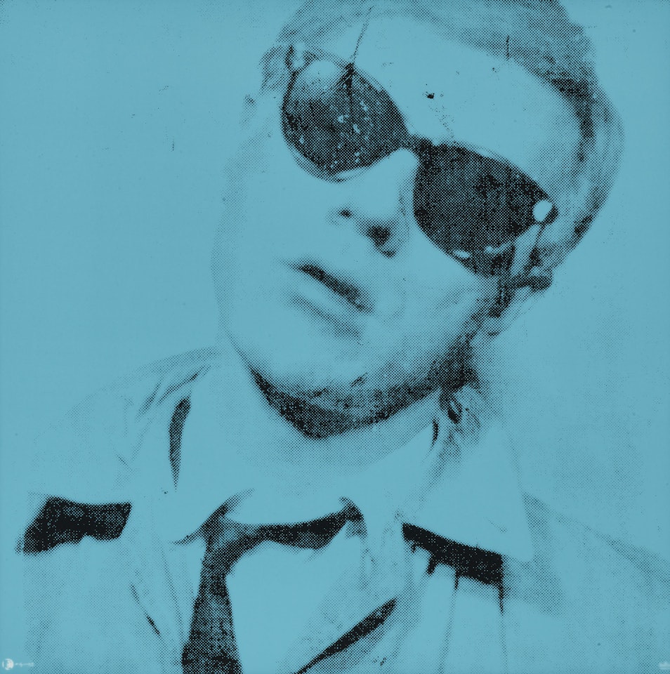 Self-Portrait (Turquoise) by After Andy Warhol
