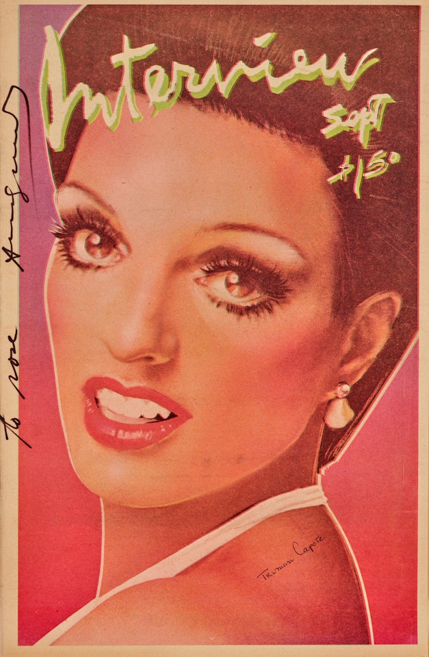 Interview Magazine (Liza Minnelli) by Andy Warhol