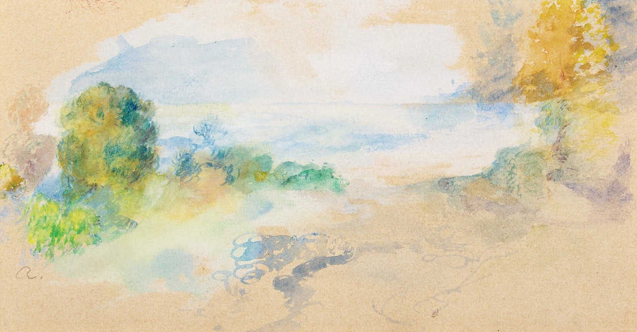 Paysage méditerranéen by Pierre-Auguste Renoir