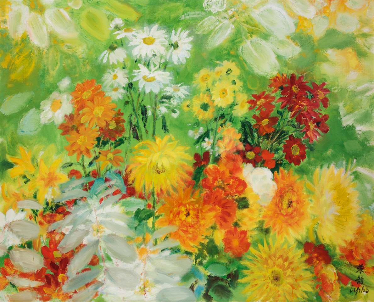 Les dahlias by Le Pho