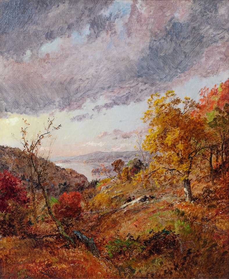 Autumn View, Greenwood Lake by Jasper Francis Cropsey
