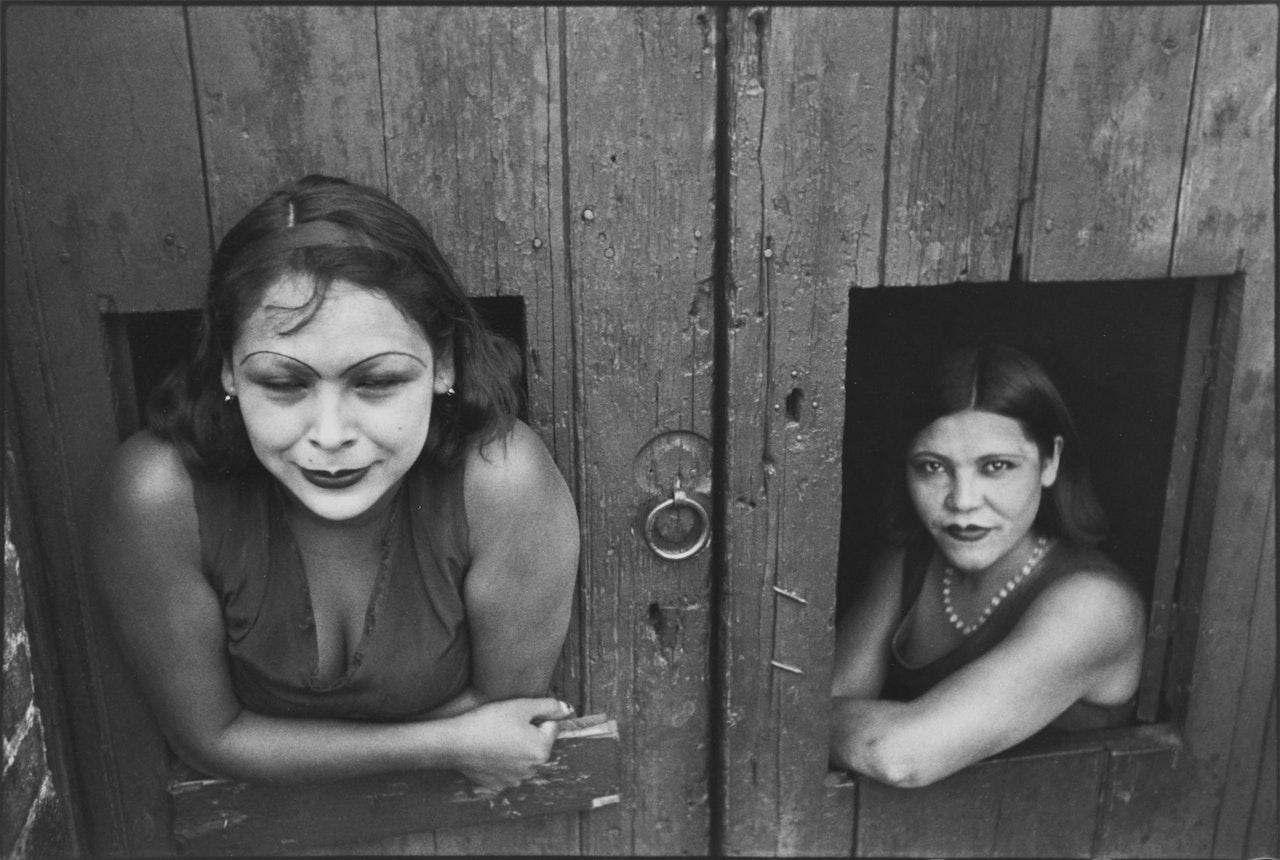 Prostitutes, Calle Cuauhtemocztin, Mexico by Henri Cartier-Bresson