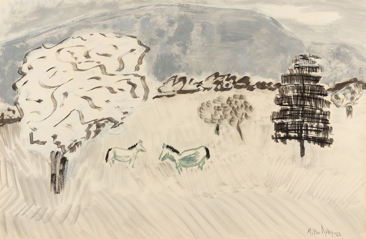 Country Horses by Milton Avery