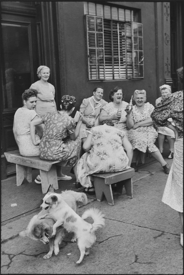 Grand Street, Brooklyn, New York by Henri Cartier-Bresson
