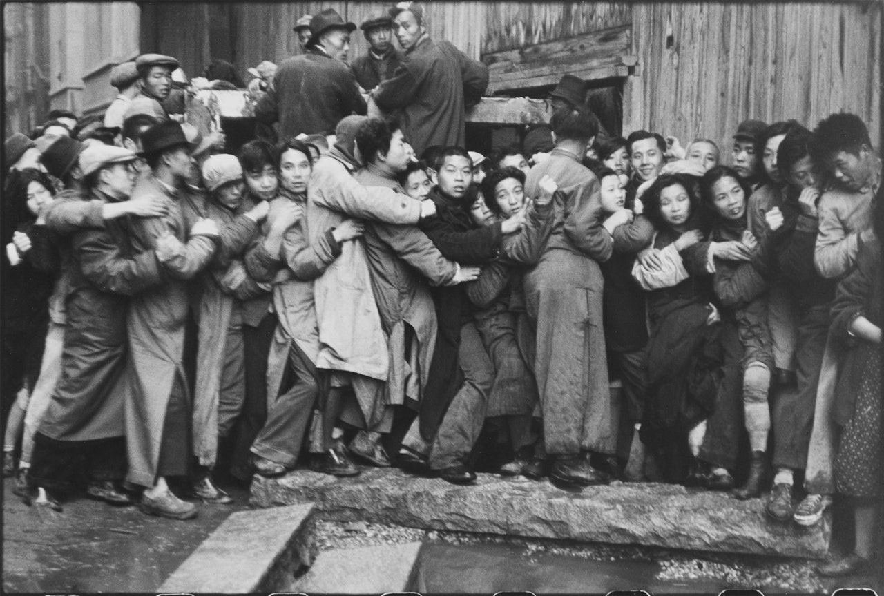 Sale of Gold in the Last Days of the Kuomintang, Shanghai, China by Henri Cartier-Bresson