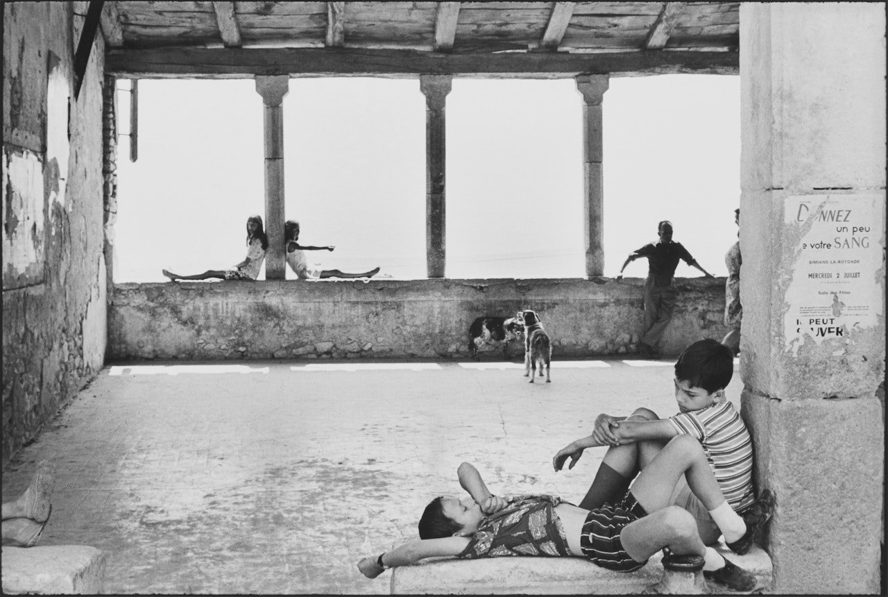 Simiane-la-Rotonde, France by Henri Cartier-Bresson