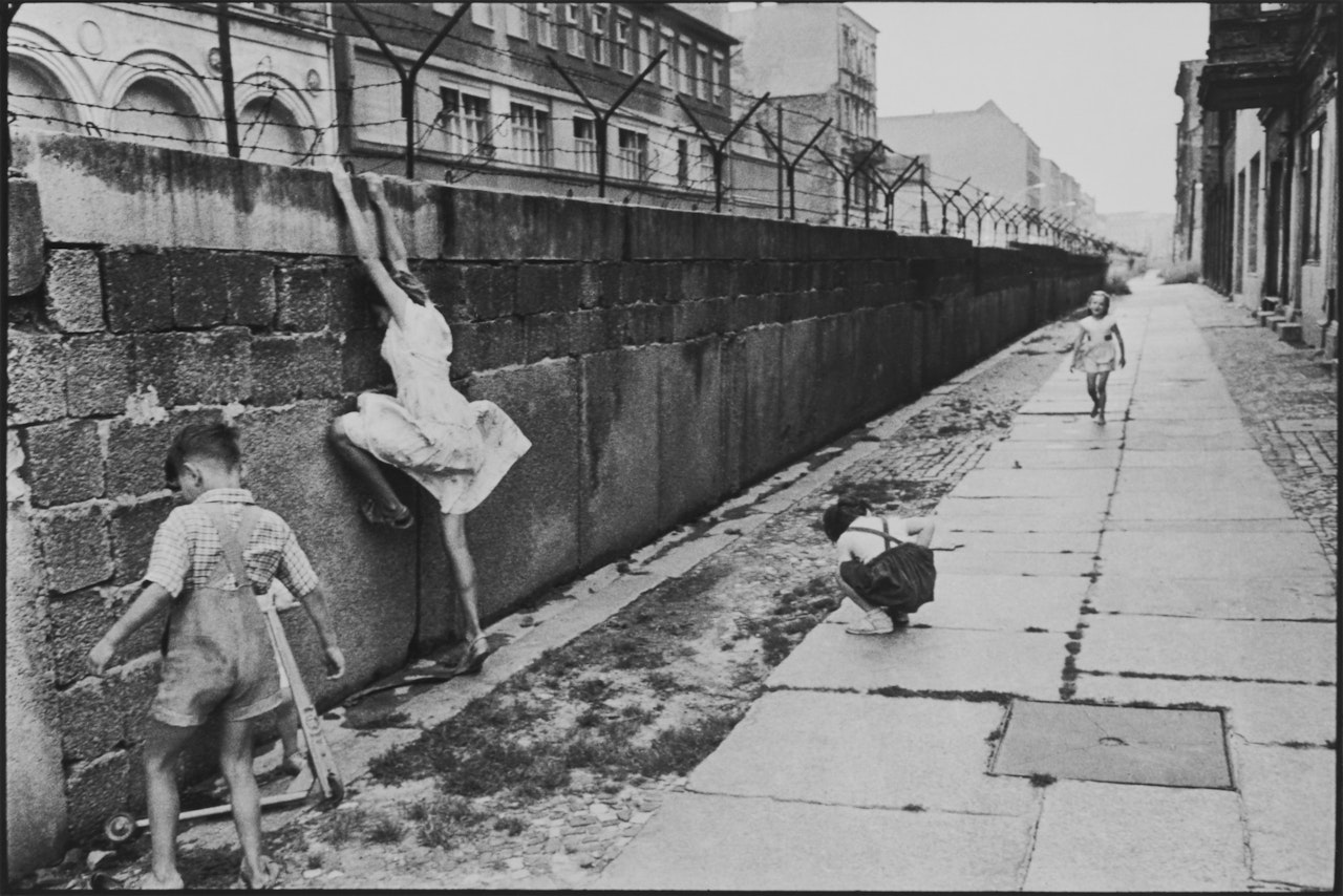 The Berlin Wall, Federal Republic of Germany by Henri Cartier-Bresson
