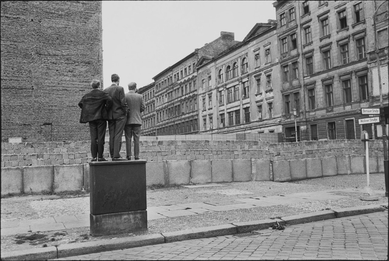 The East seen from the West, Berlin, Federal Republic of Germany by Henri Cartier-Bresson