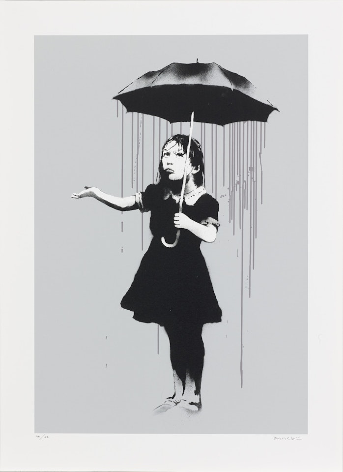 Nola (Grey rain) by Banksy