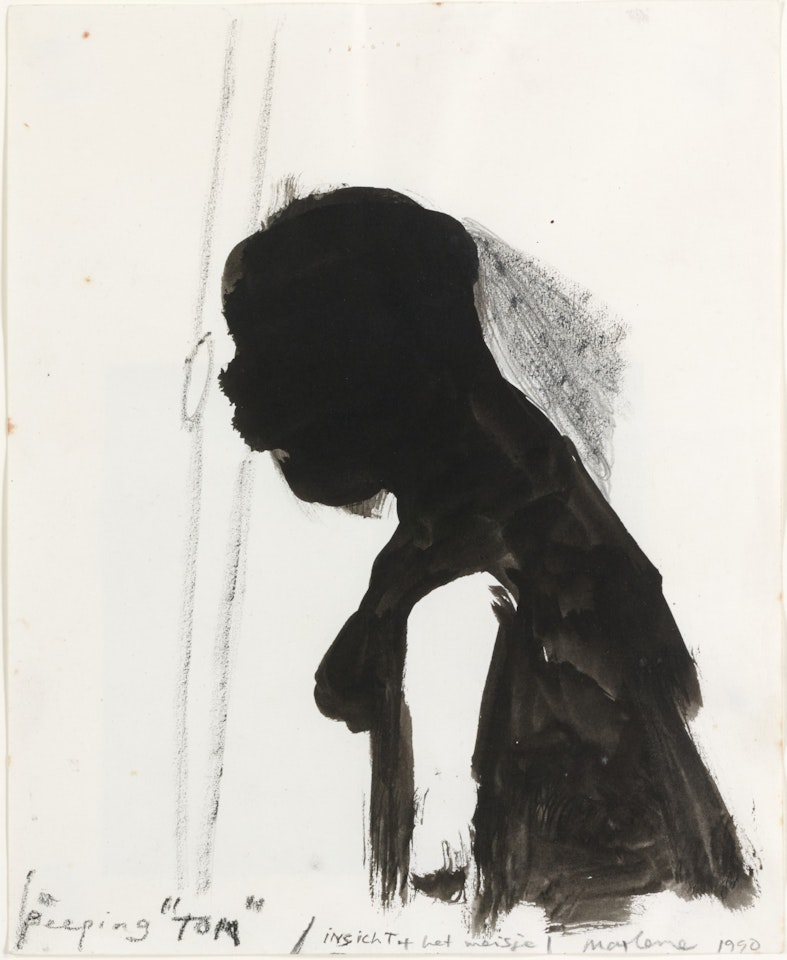 Peeping "Tom by Marlene Dumas