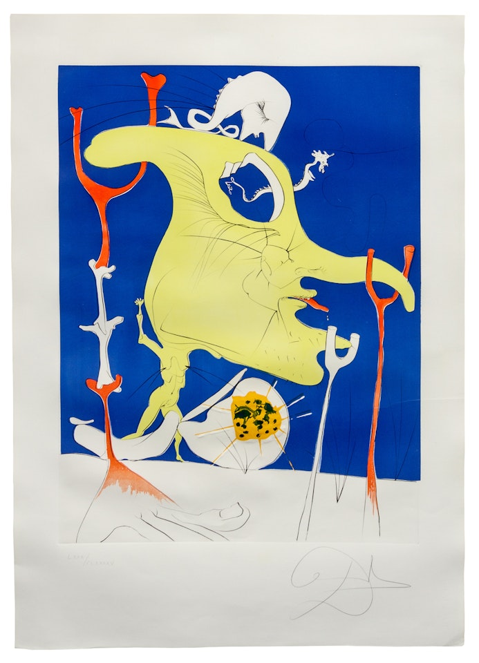 Conquest of the Cosmos II (portfolio of 6) by Salvador Dali
