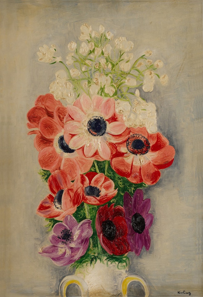 Fleurs by Moïse Kisling
