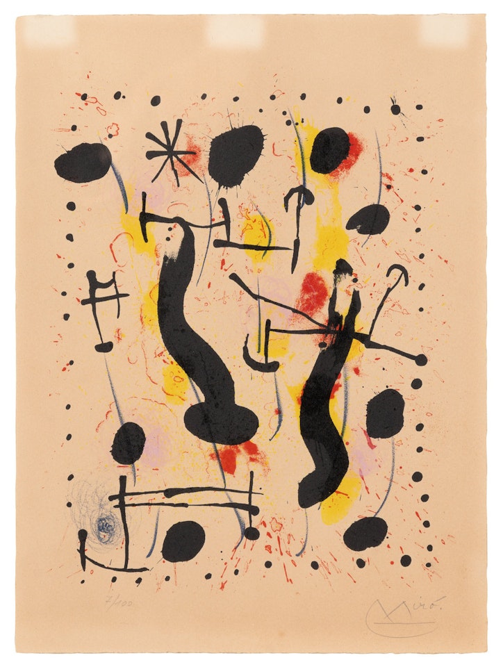 The Lair of the Wild Boar by Joan Miró