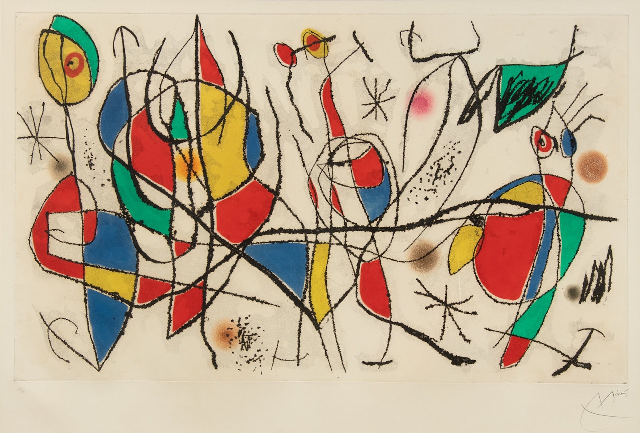 L"Invitée du Dimanche I by Joan Miró