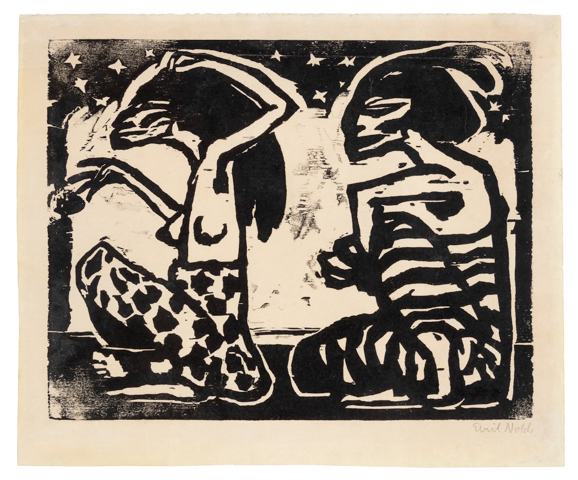 Mann und Weibchen by Emil Nolde