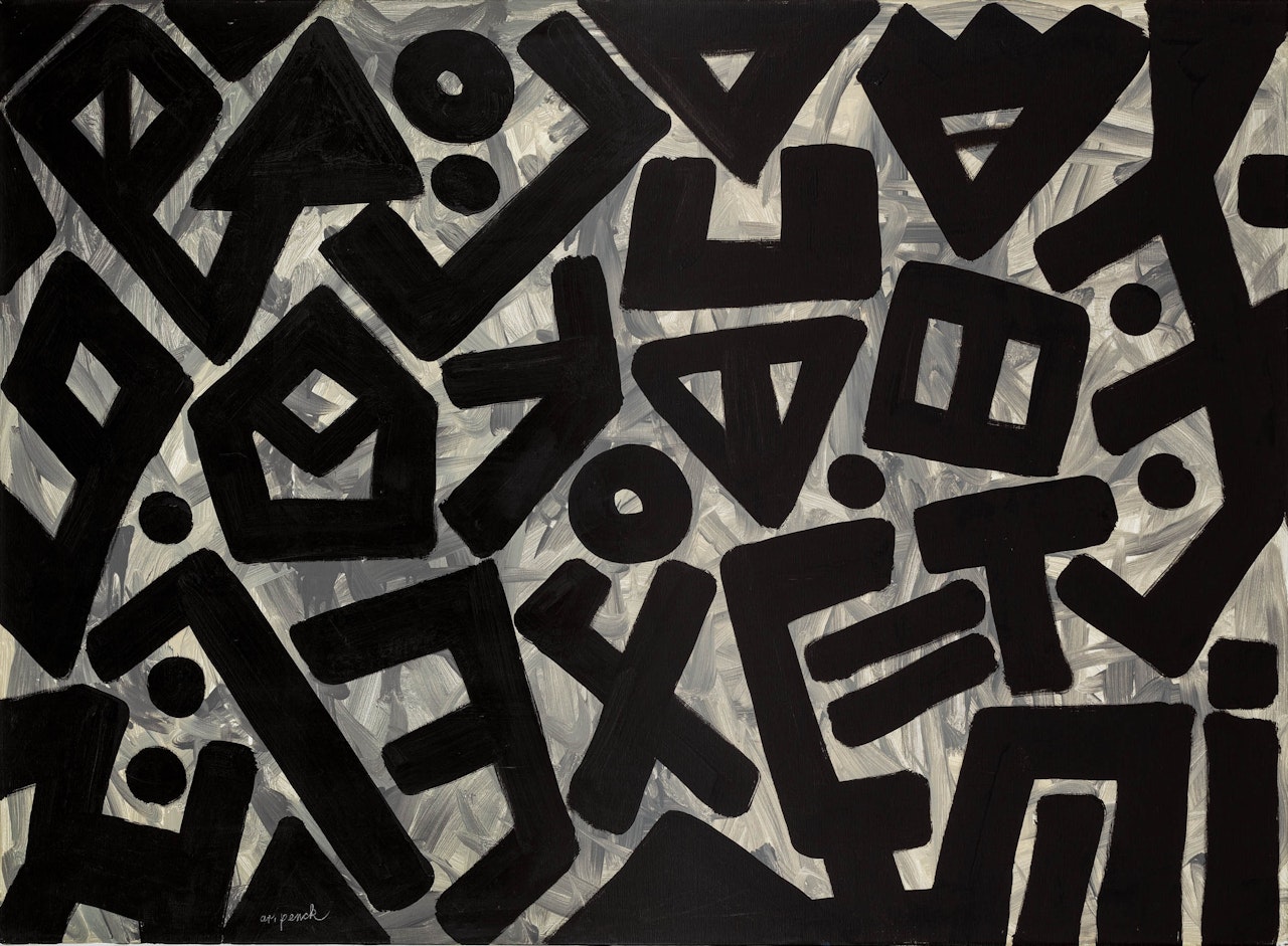 Sign on the Wall by A.R. Penck