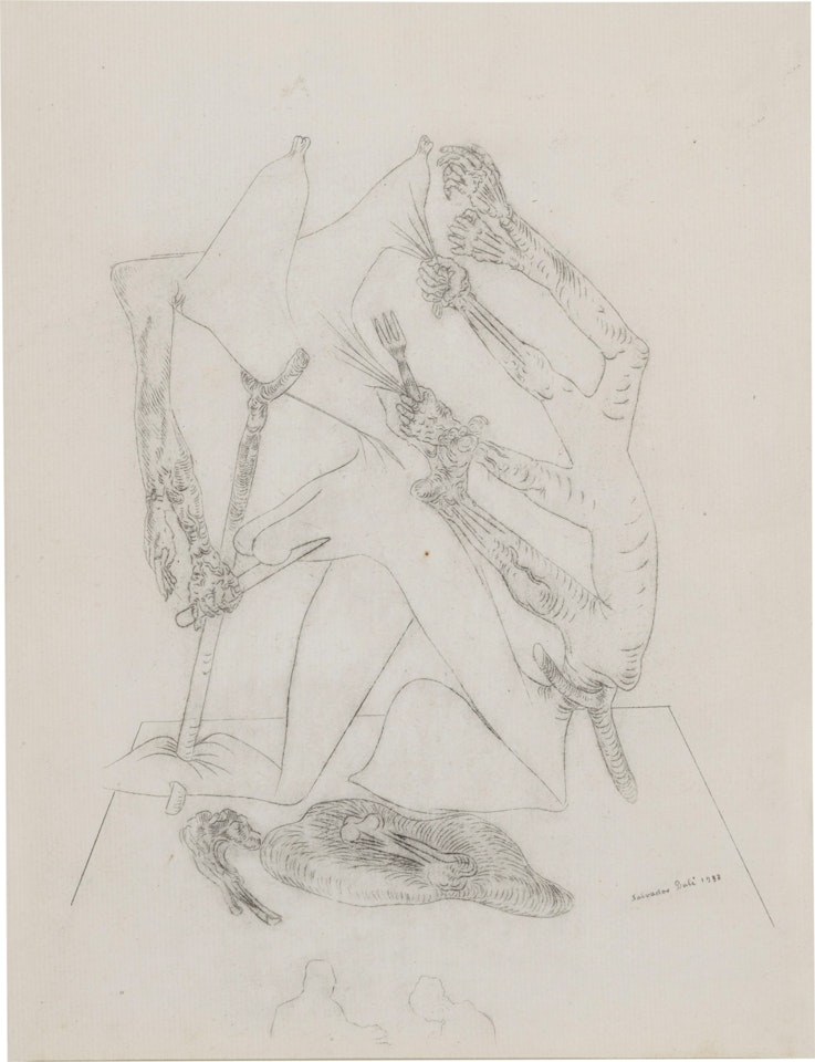 Les Chants de Maldoror: one plate (see Field 34-2) by Salvador Dali