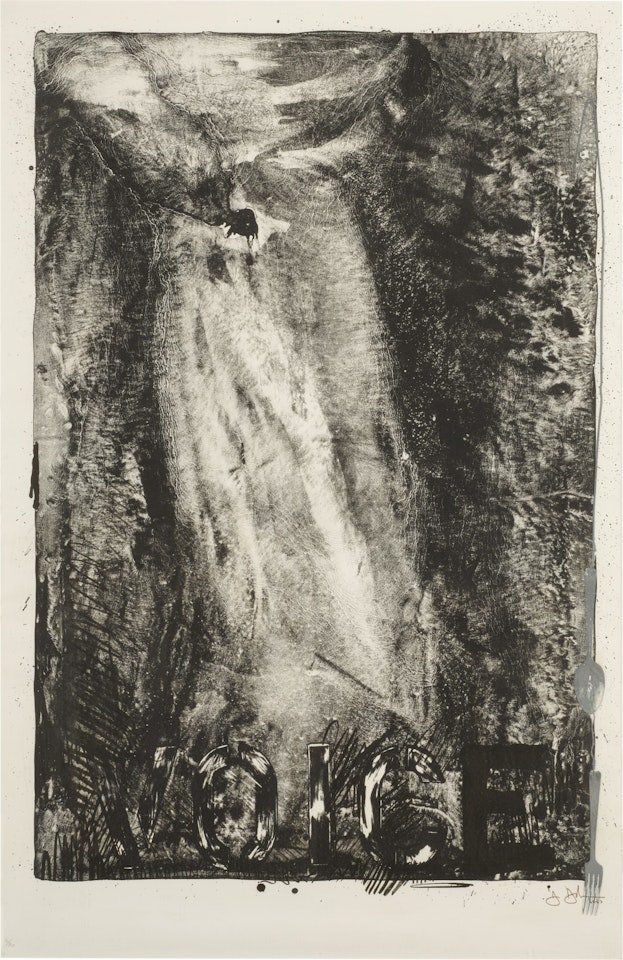 Voice (ULAE 31) by Jasper Johns