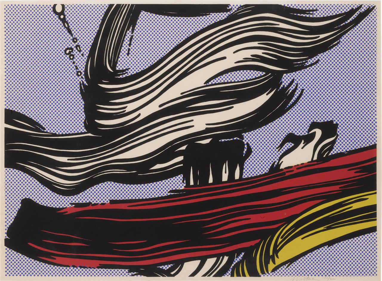 Brushstrokes (Corlett 45) by Roy Lichtenstein