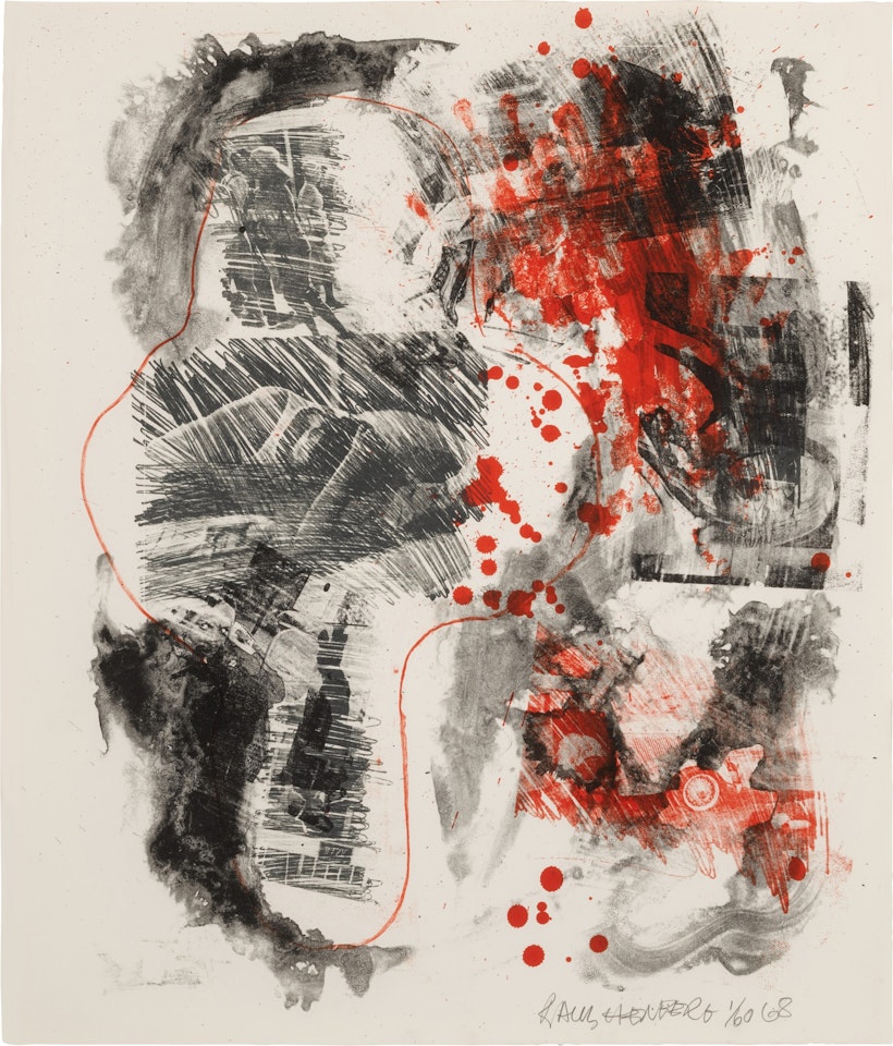 Love Zone (Foster 55) by Robert Rauschenberg