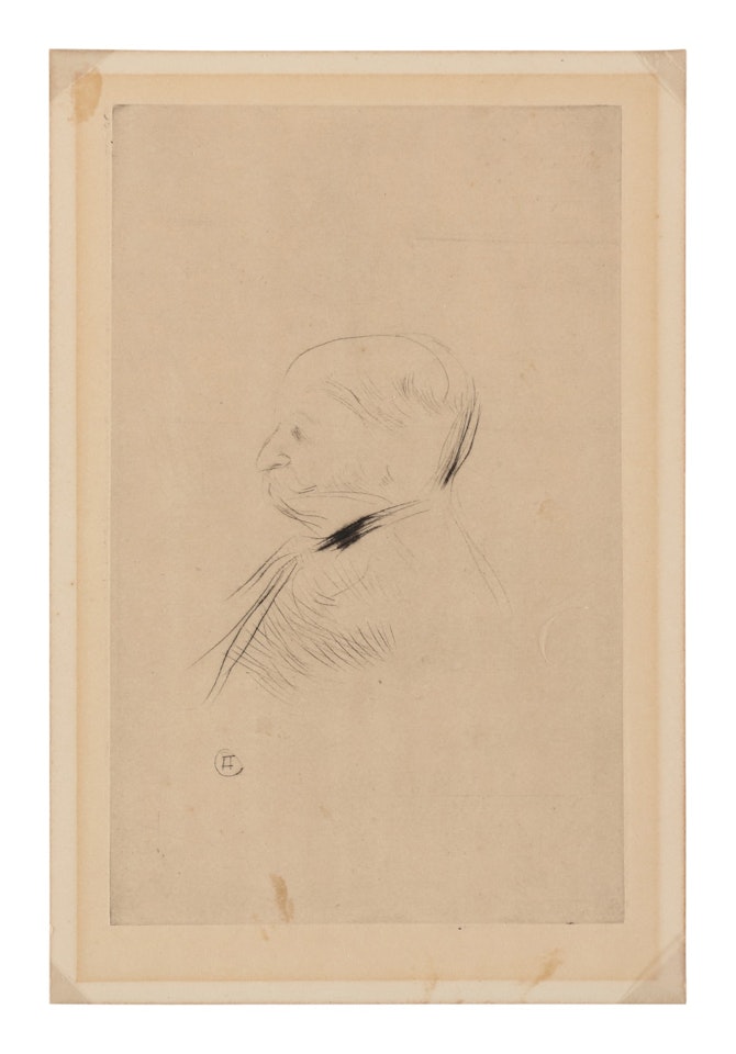 Portrait d'un homme (Delteil 8; Adriani 248; Wittrock 246) by Henri de Toulouse-Lautrec