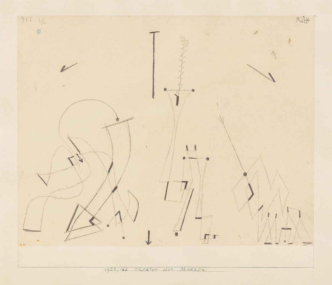 Theatre der Masken by Paul Klee