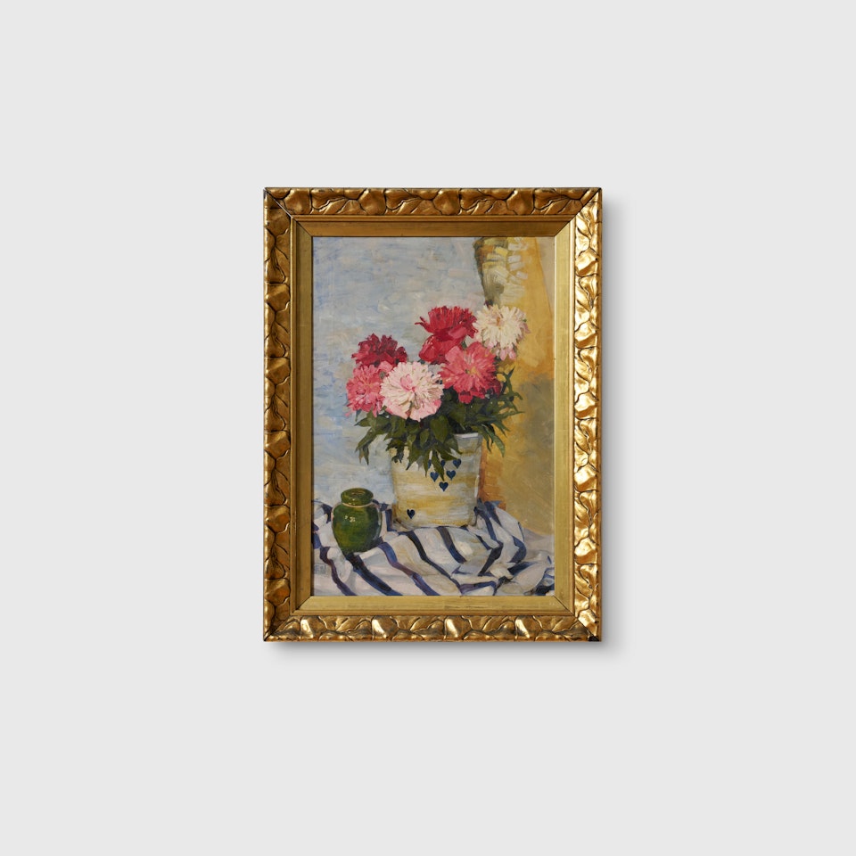 Flowers in a Hungarian Jar by Rupert Charles Wulsten Bunny