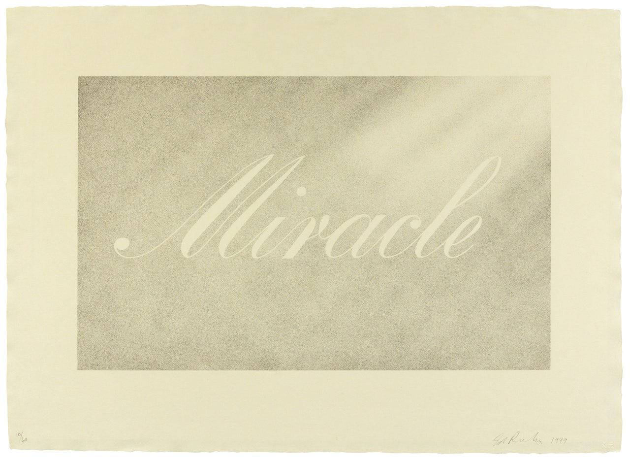 Miracle by Ed Ruscha