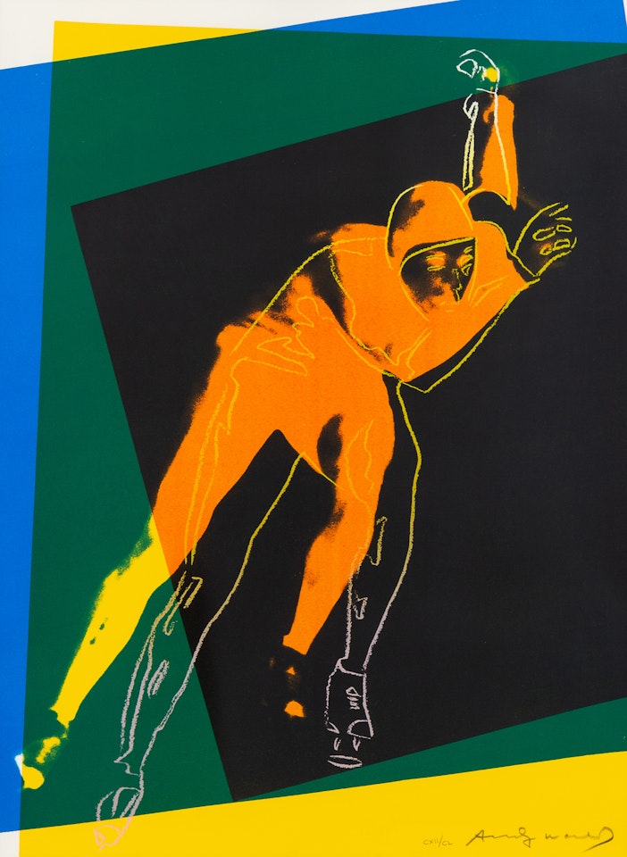 Speed Skater by Andy Warhol