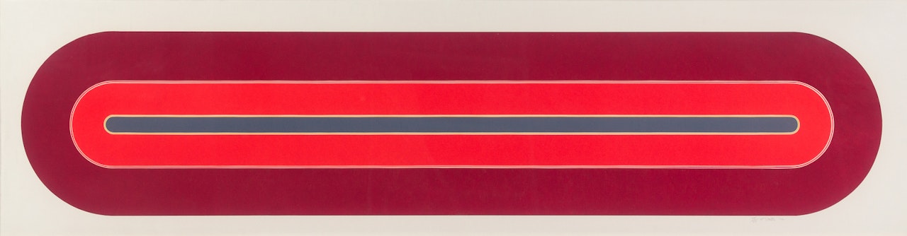 Agua Caliente from Race Track by Frank Stella