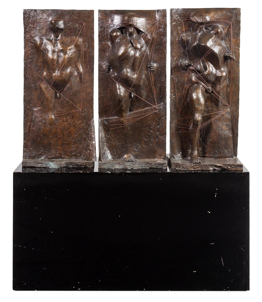 Triptych I: Emerging Figure I, II and III by Michael Ayrton