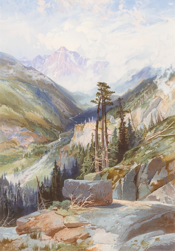 The Mountain of the Holy Cross, Colorado by Thomas Moran