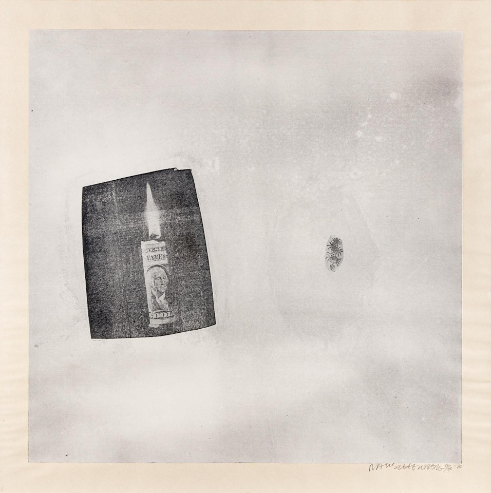 Features (from Currents) by Robert Rauschenberg